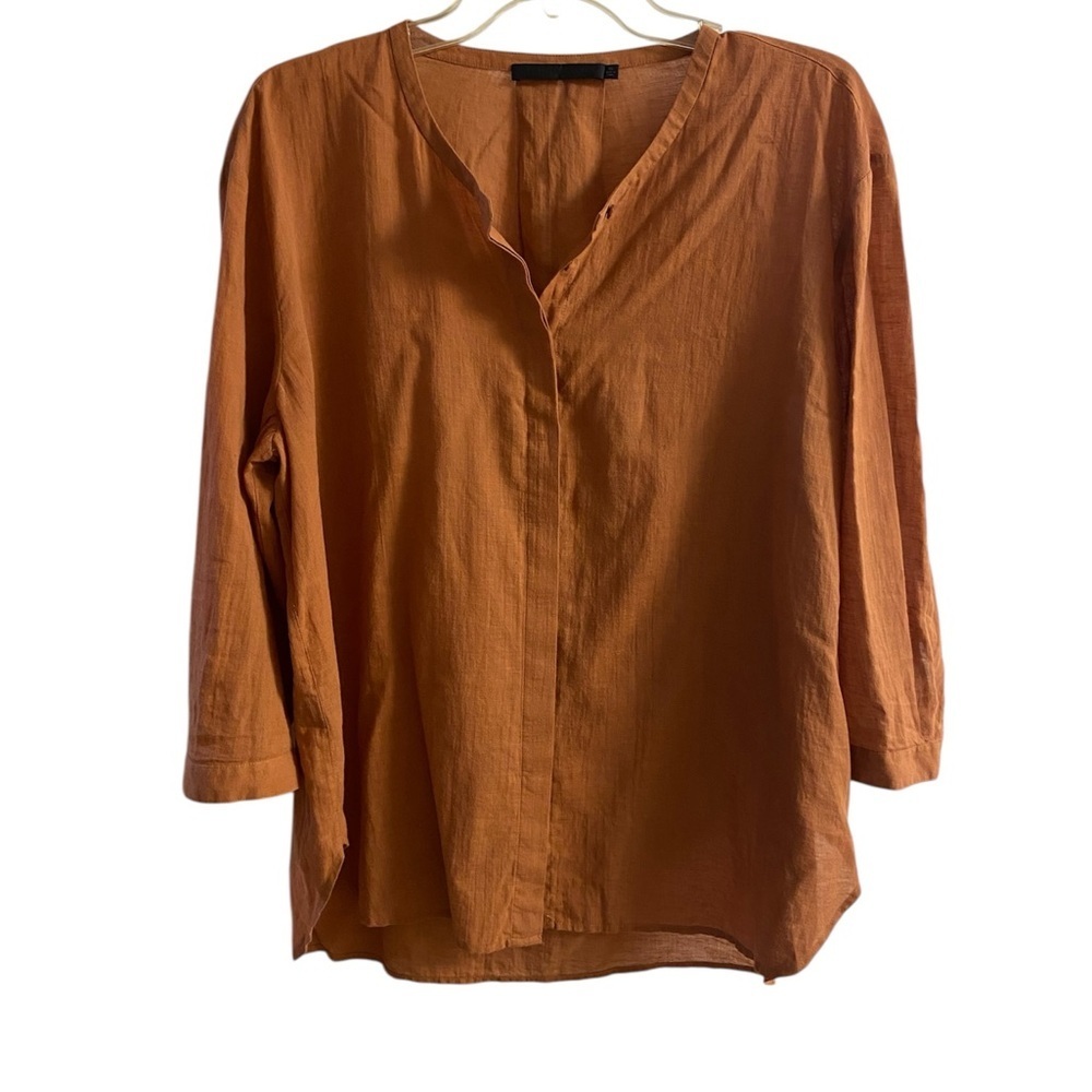 CURATED BY RUA'H KIBRIYA: Jenni Kayne James Canyon Terracotta Blouse XL EUC